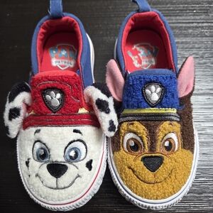 Paw Patrol Kids Slip-On Sneakers in Blue, Red, White, Yellow